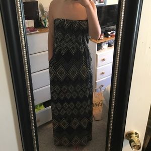 Strapless Maxi Dress