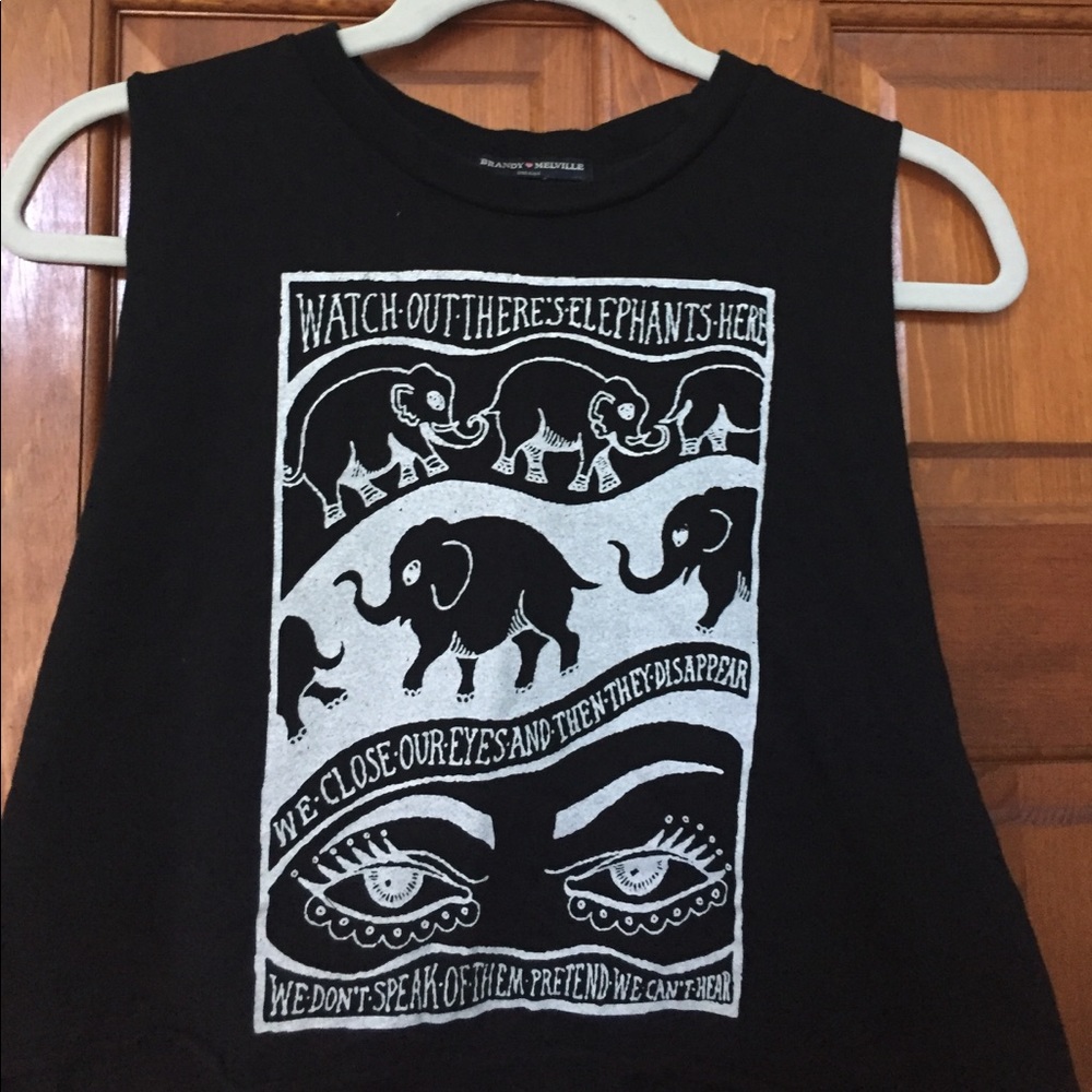 Brandy Melville Elephants tank