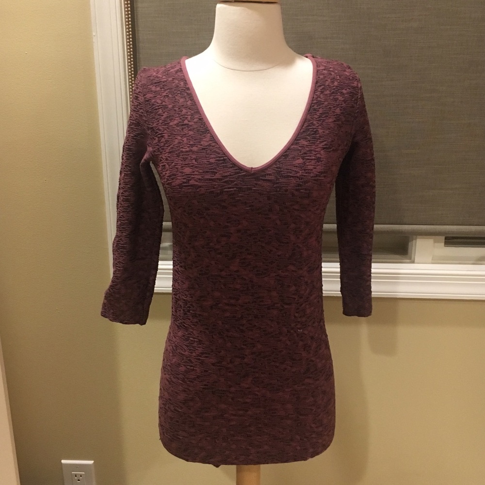 BCBG long sleeve body con dress