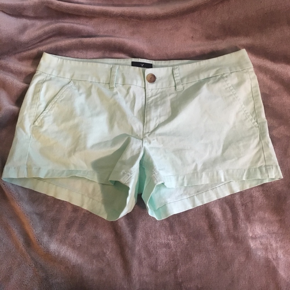 Mint shorts