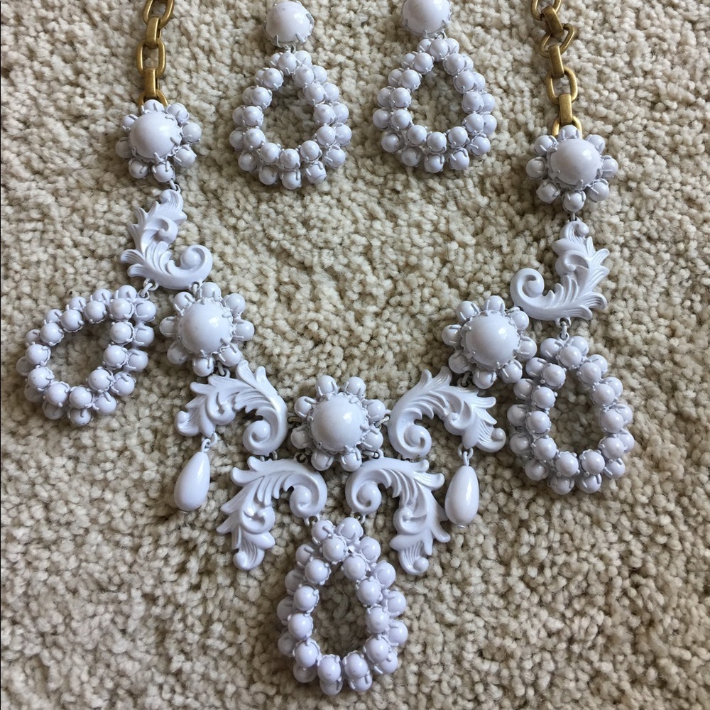 Jcrew necklace and earring set