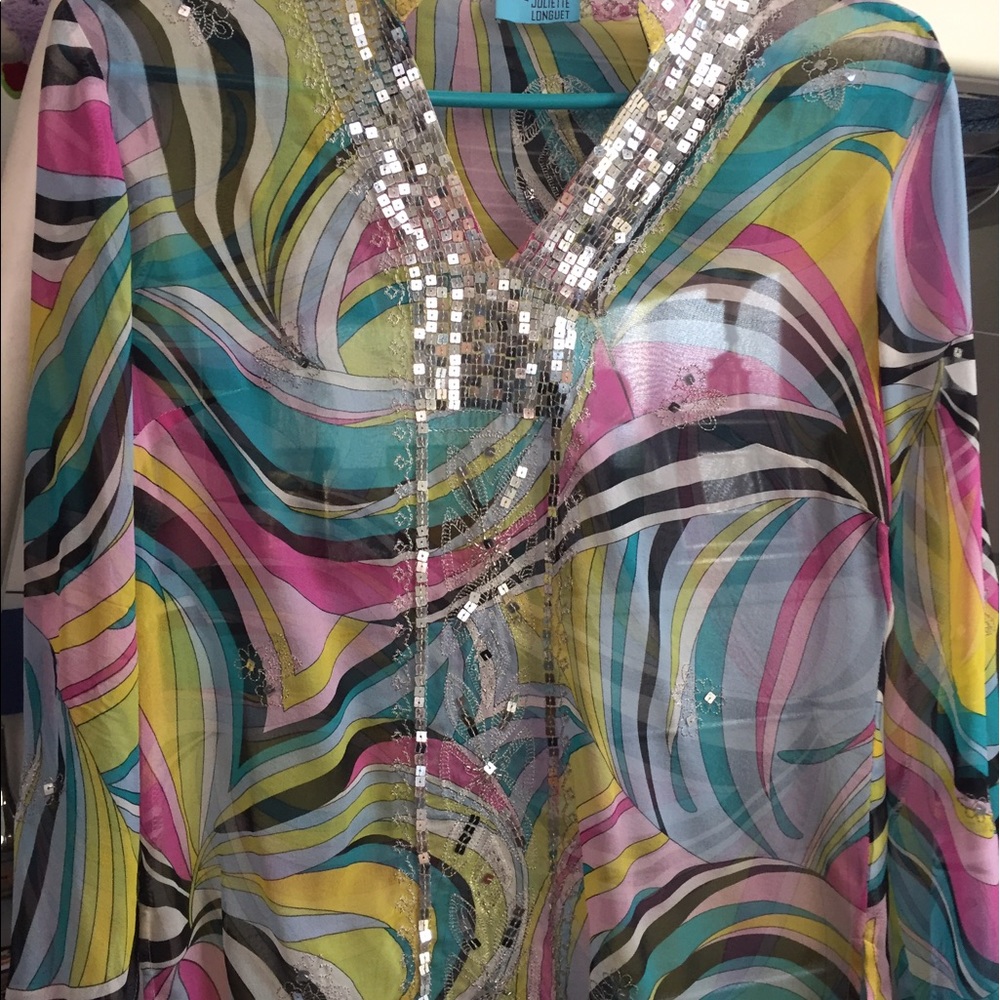 Juliette Longuet silk Tunic