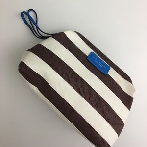 Henri Bendel Signature Stripe Canvas Dopp Kit