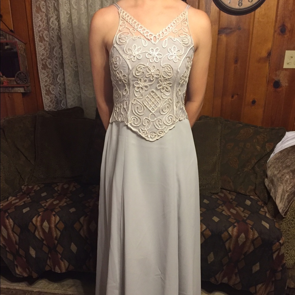 Women's Grey Maxi Dress