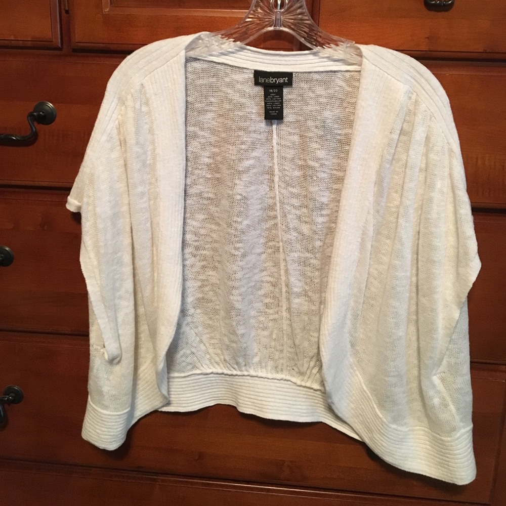 🎀white high waisted cardigan🎀