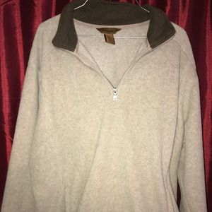 Fleece pull over half zip