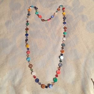 Multi color necklace