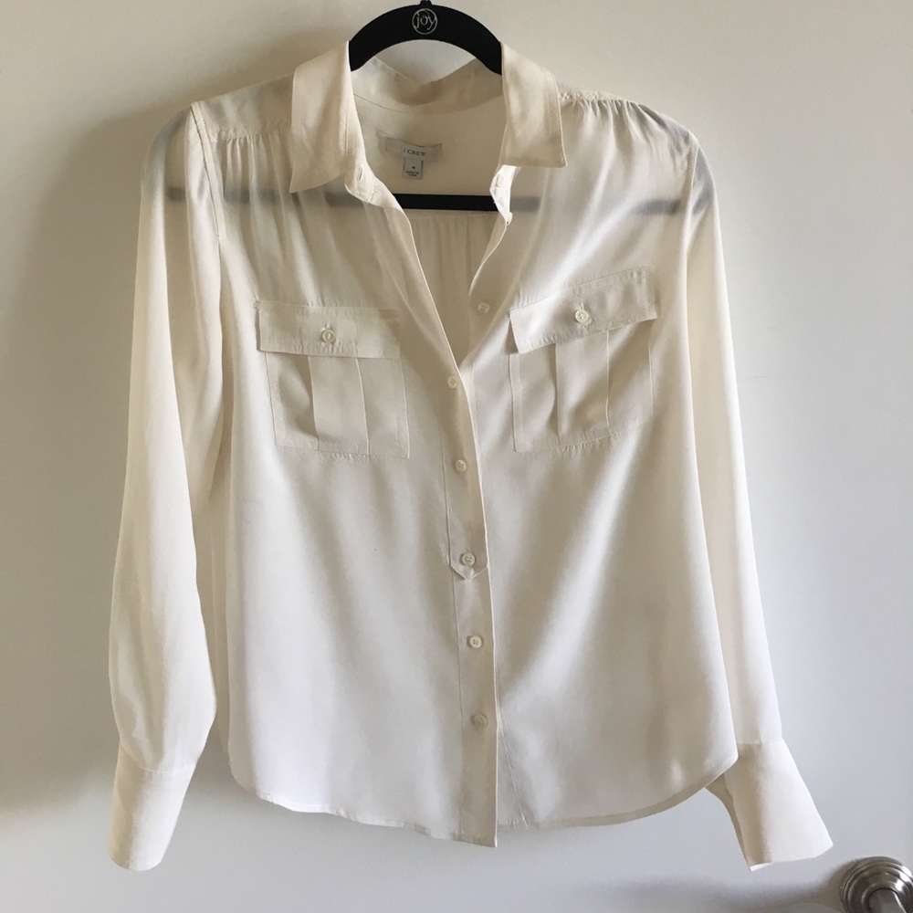 Jcrew Silk Blouse