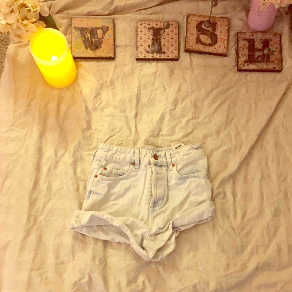 Moto Topshop Jean Shorts
