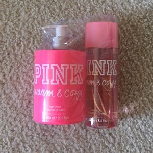 Pink Warm&Cozy Lotion and Body Spray
