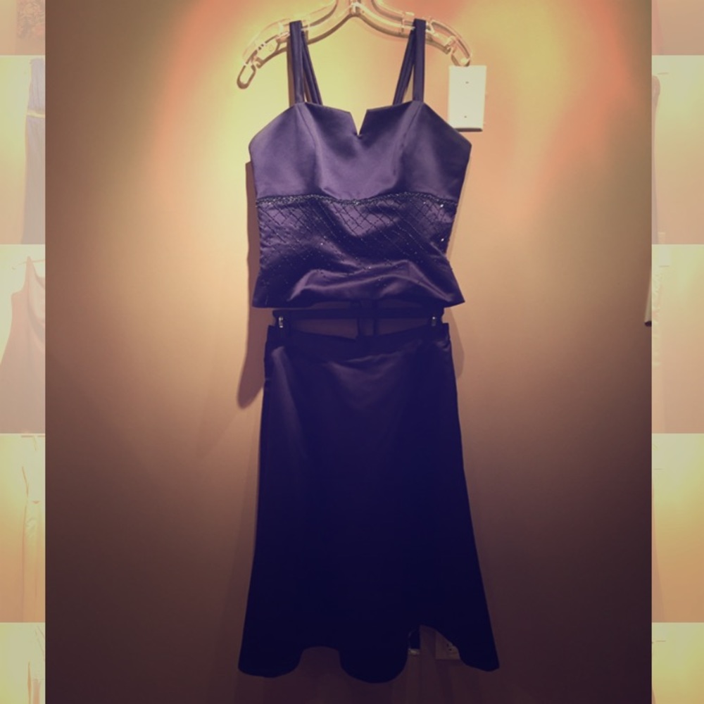 Two piece formal dress