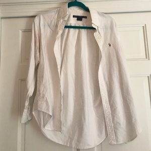White Ralph Lauren Button Up