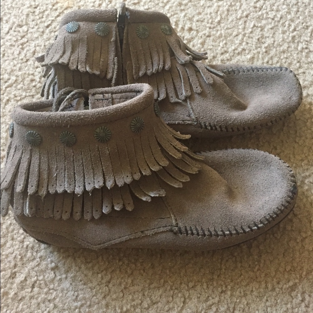 Minnetonka Fringe Booties