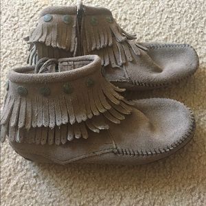 Minnetonka Fringe Booties