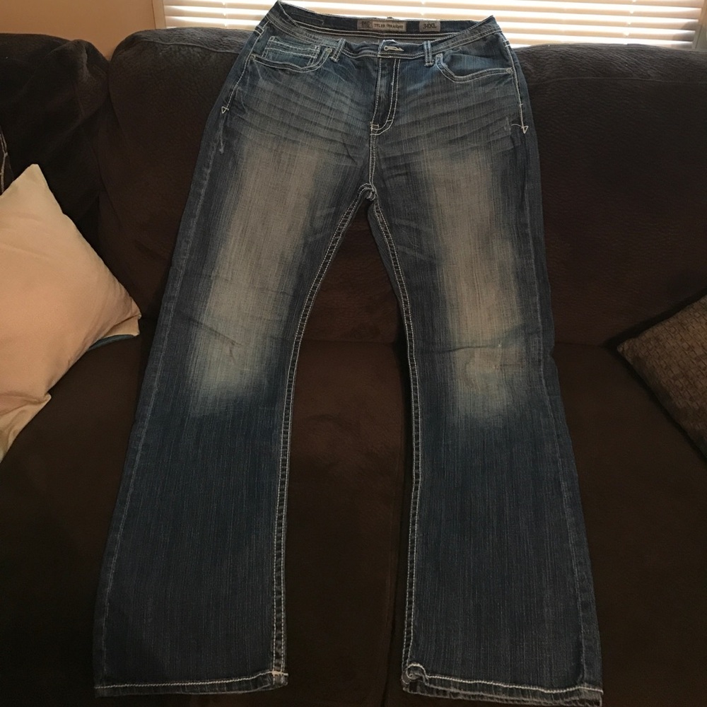Men's Buckle Jeans