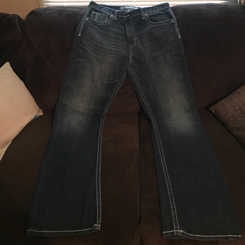 Men's Buckle Jeans