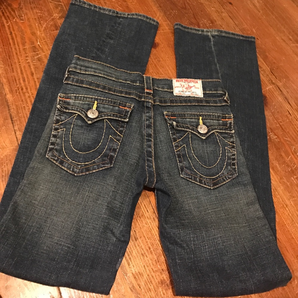Size 14 kids true religion jeans