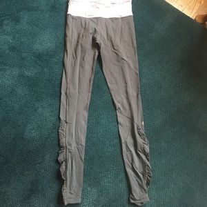 Lululemon Pants with side ruffle