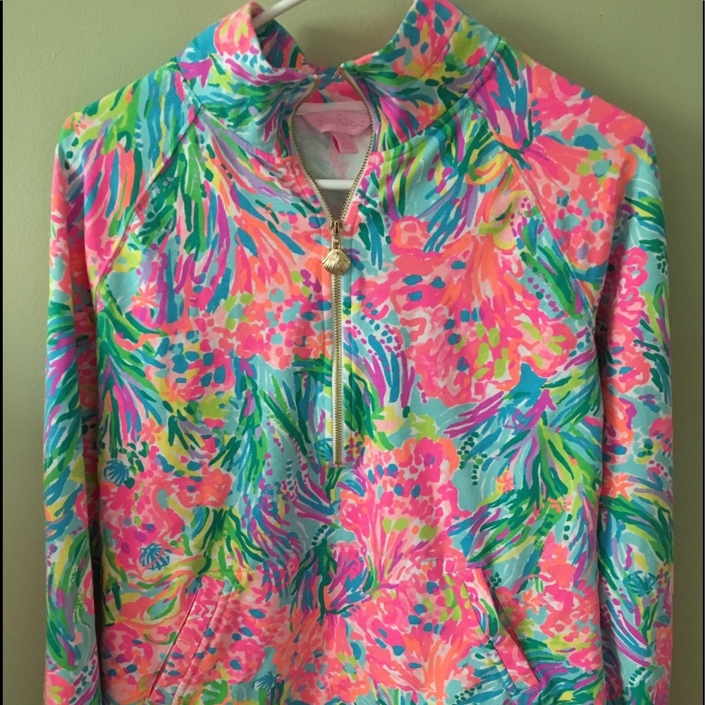 Lilly Pulitzer Skipper Popover in Fansea Pants