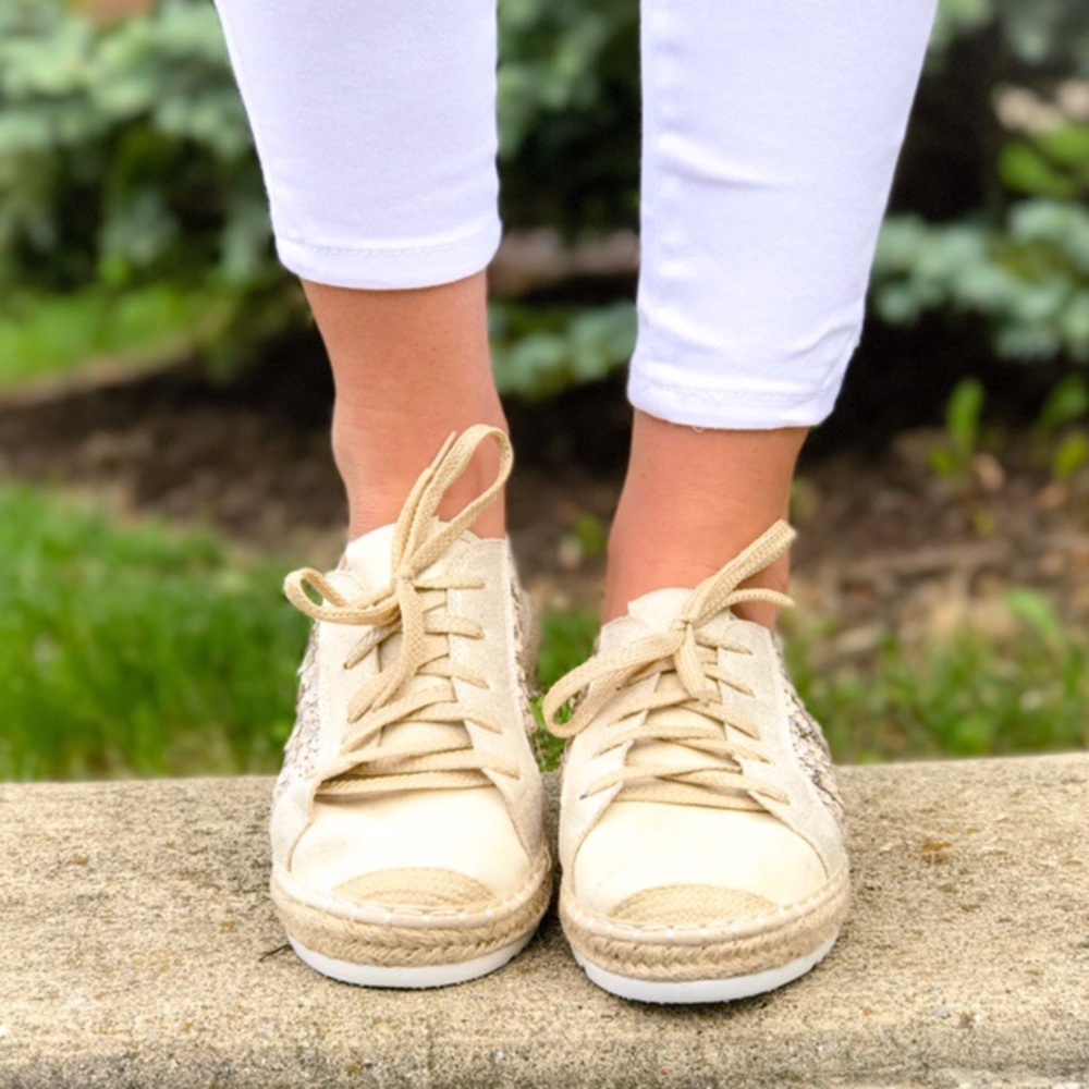 🌸 Sequin Espadrille Sneakers - Picture 2 of 5
