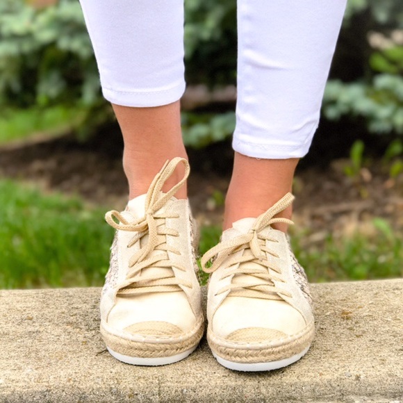 🌸 Sequin Espadrille Sneakers - Picture 2 of 5