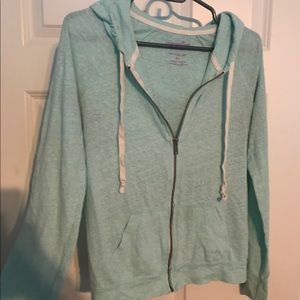 Light weight zip up hoodie