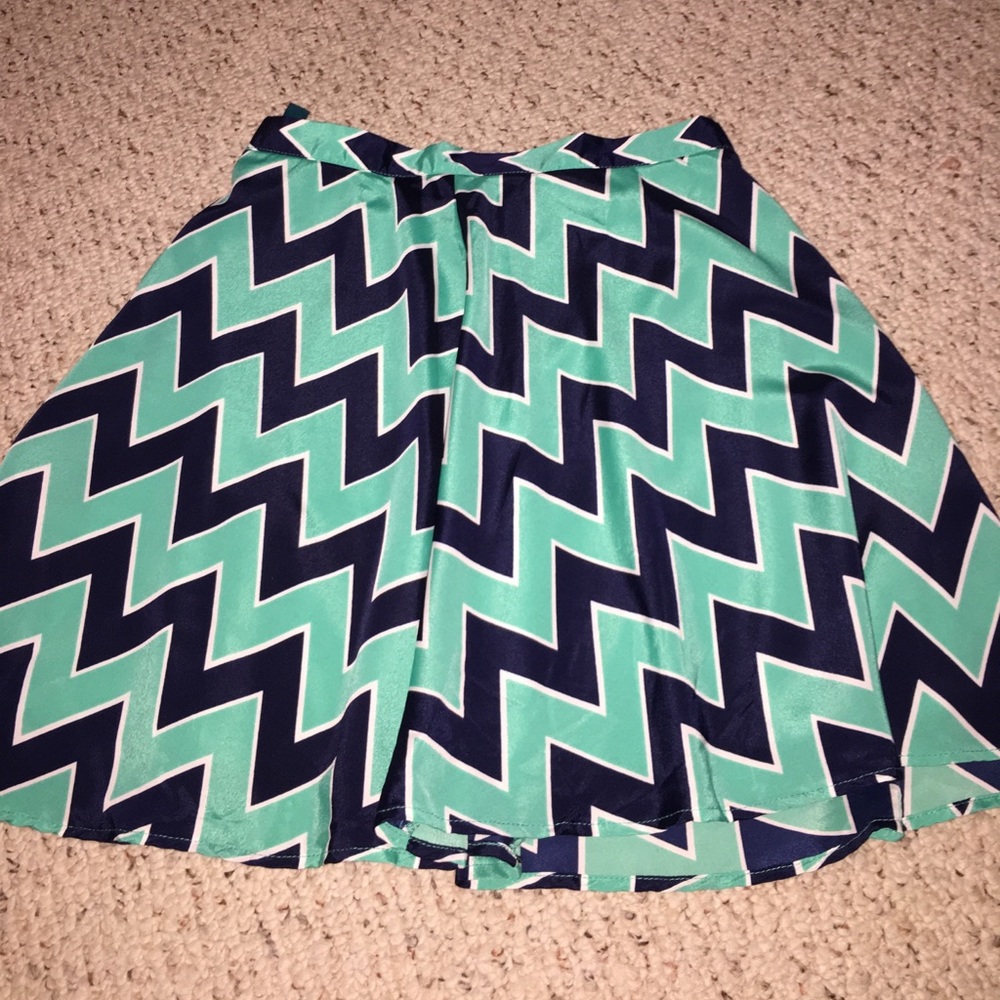 Chevron skirt