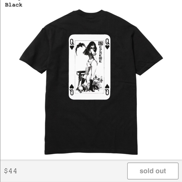 Supreme X Vampirella Card Tee - Picture 2 of 4