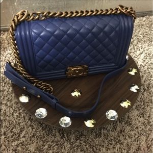 Blue Le Boy Bag