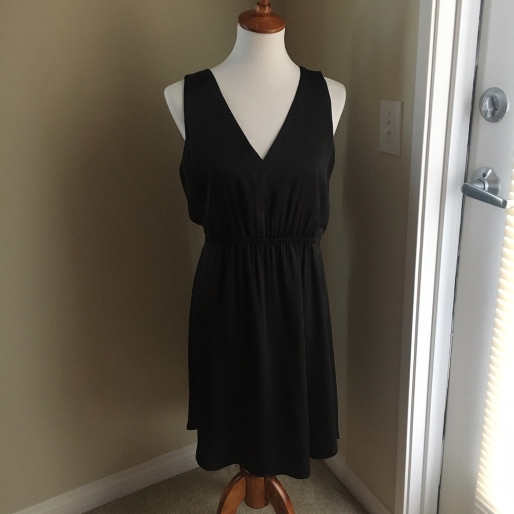 Classic Black silk cocktail dress