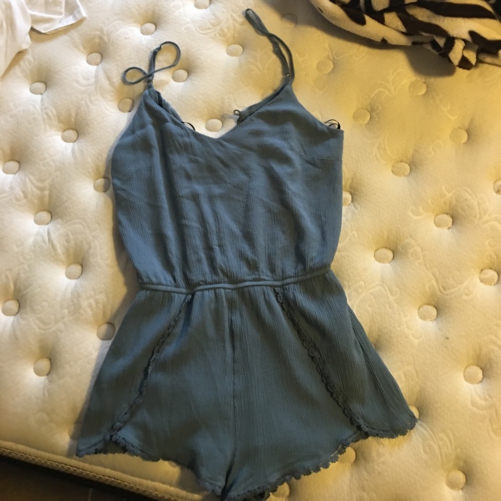 Blue romper