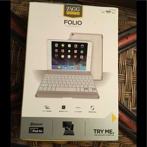 ZAGG folio keyboard case for the iPad Air