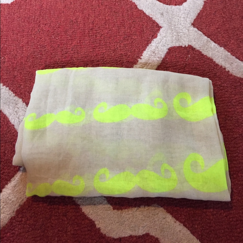 Mustache scarf