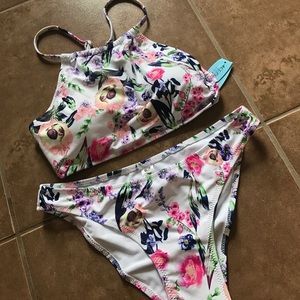 NWT floral swimsuit