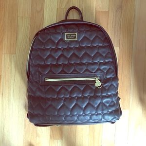 Betsey Johnson faux leather backpack
