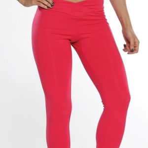 SOLD Celestial Bodiez Red low rise leggings