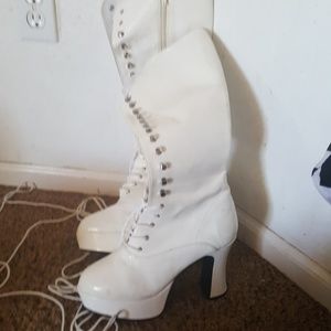 Pleather Halloween boots