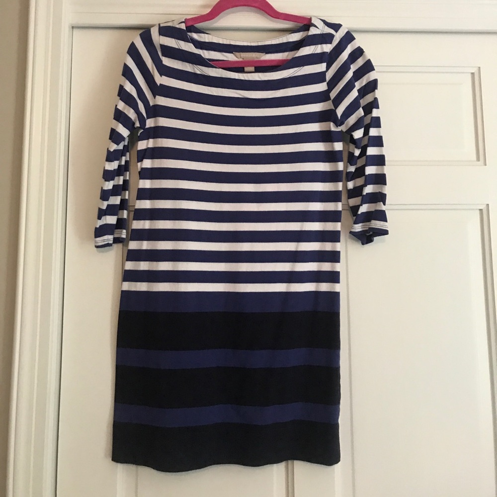 Striped Banana Republic dress