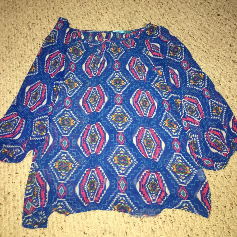 Aztec blouse