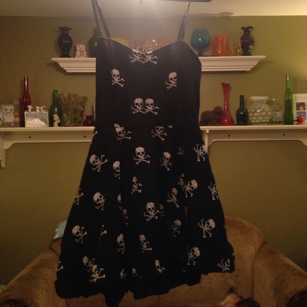Skull and bones dress