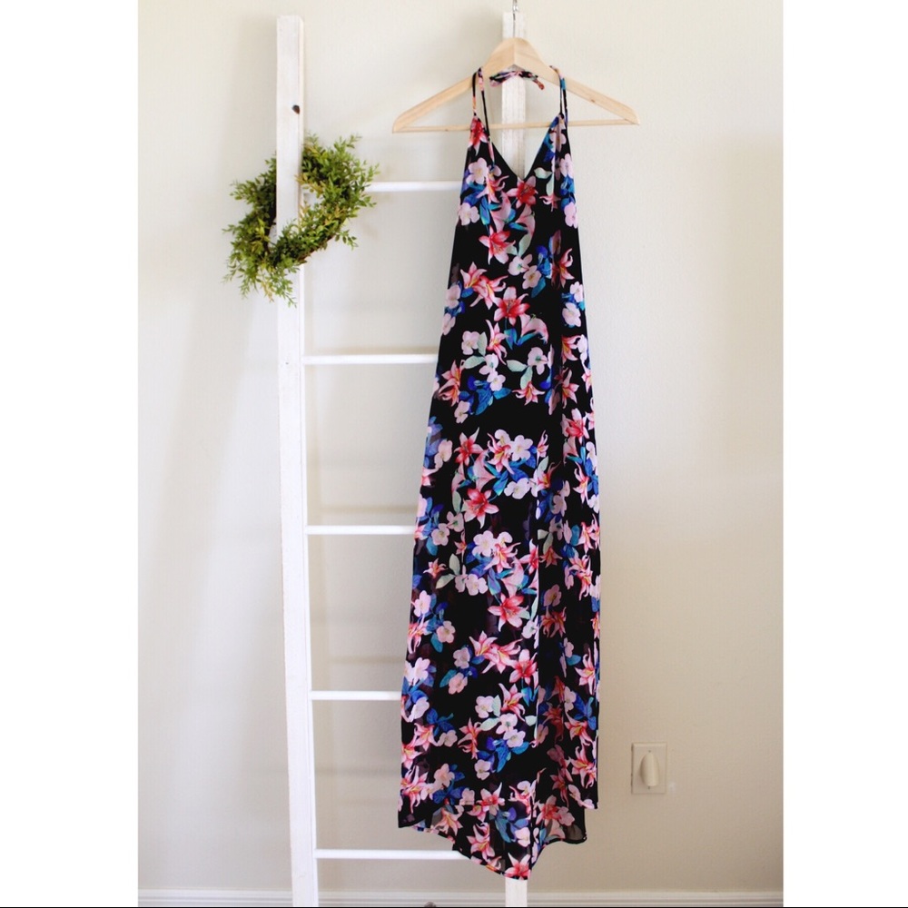 Show Me Your MuMu Halter Maxi Dress