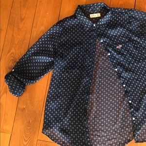 Sheer Hollister Button Down