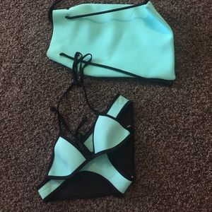 triangl bikini with bag
