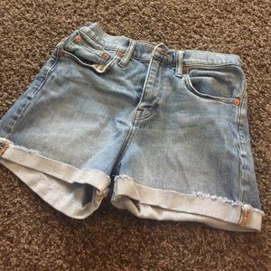 madewell denim shorts