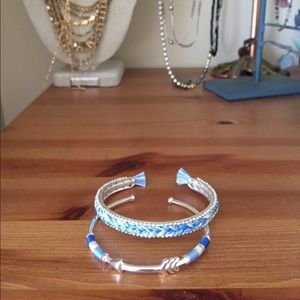 Stella voyager anchor bracelet & wanderer cuff.