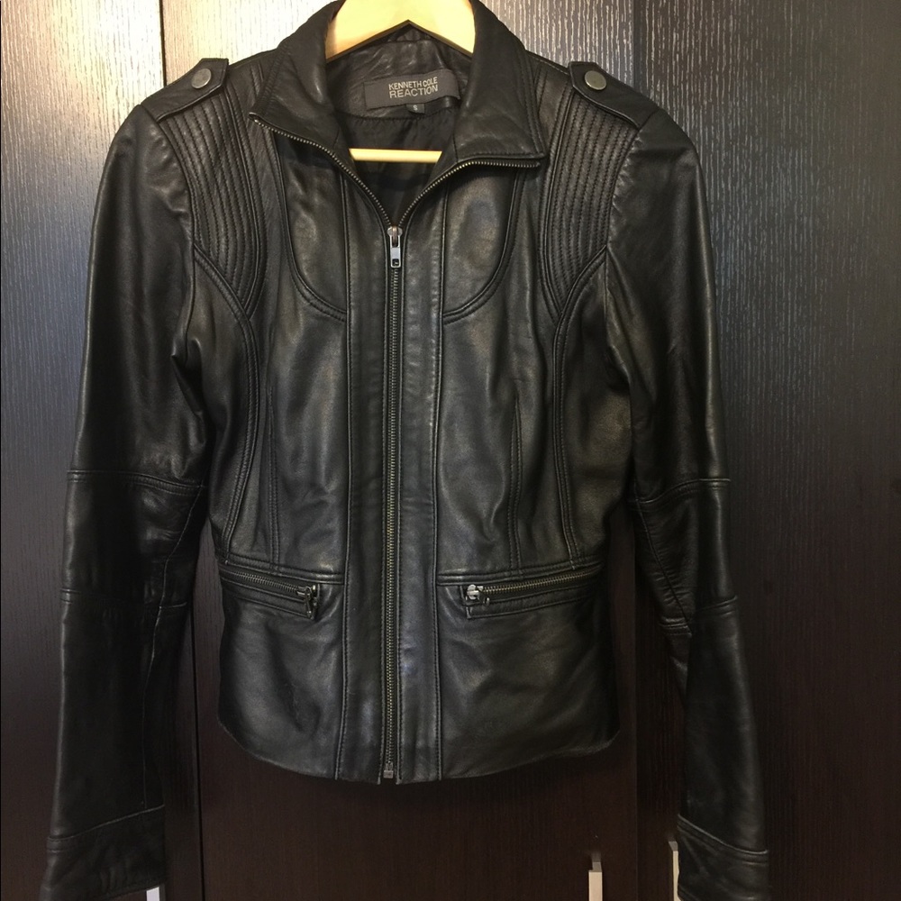 Kenneth Cole Light Leather Jacket