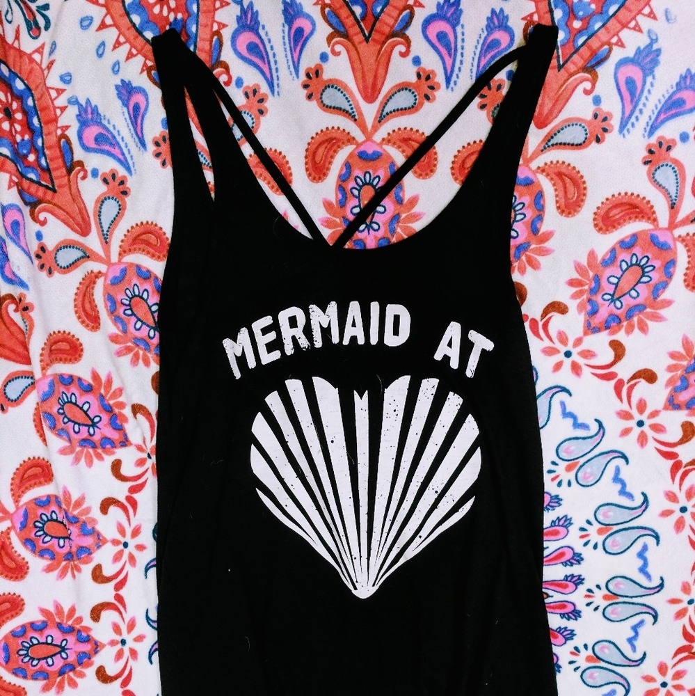 Mermaid at heart bathing suit cover