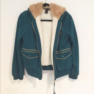 Marc By Marc Jacobs Fur and Sherpa lined Hoodie