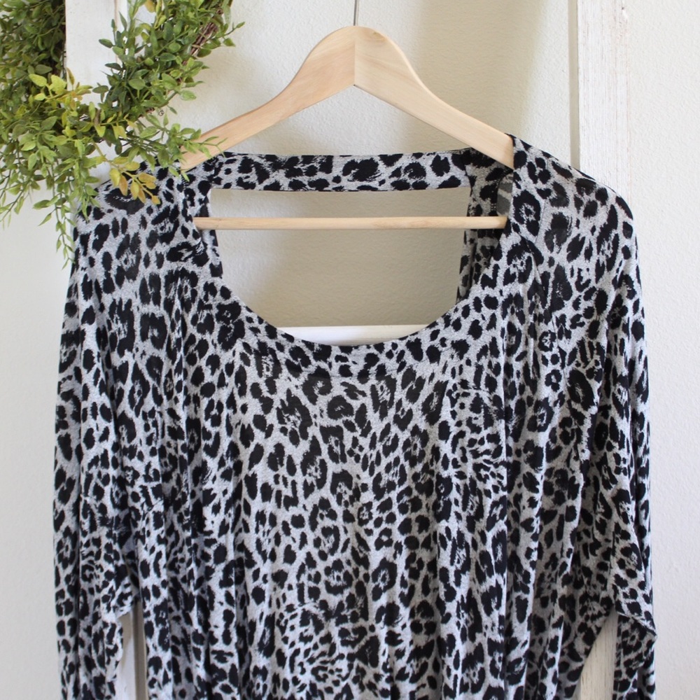 Express Open Back, Leopard Print Dollman Top