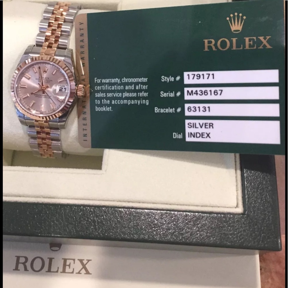 A 2016 Rolex Ladies DateJust Two Tone